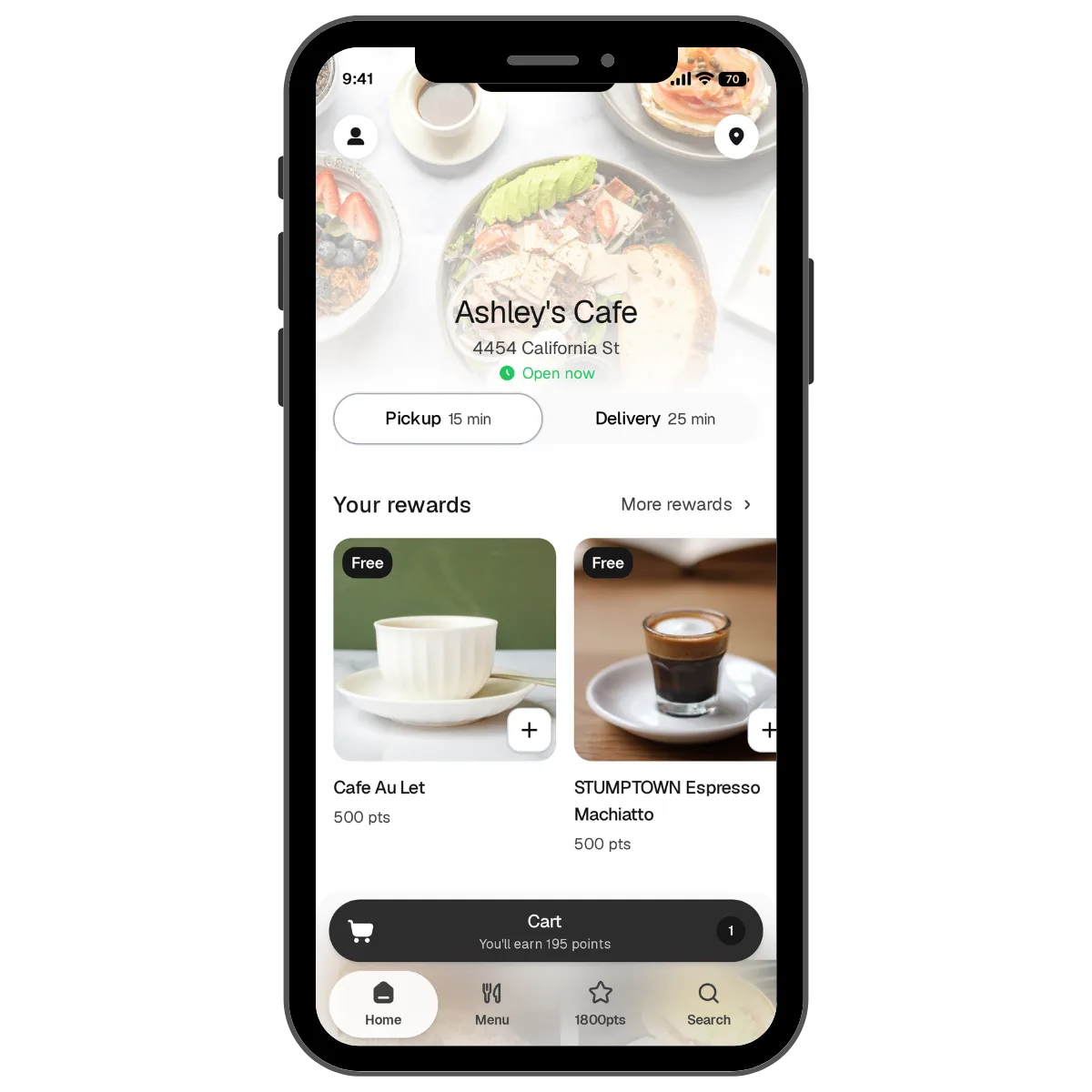 Owner restaurant mobile app